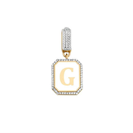 Taşlı Harf Charm