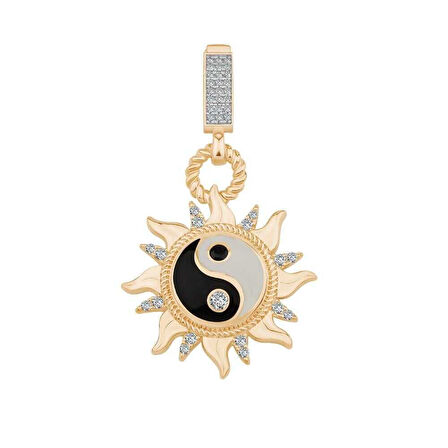 Yin Yang Kolye Ucu Charm