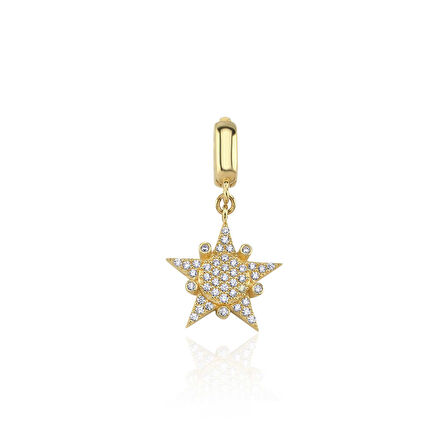 White Spot Star Kolye Ucu