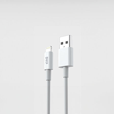 Global L33 6A 120W UsbA to Lightning Data ve Hızlı Şarj Kablosu 1M Beyaz