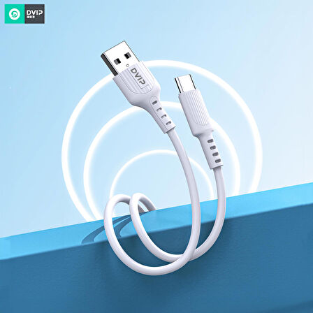 Global L14 6A 110W Fast Charging UsbA to Type-C Data ve Hızlı Şarj Kablosu 1M Beyaz