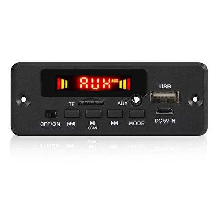 2 x 25  WATT HOPARLÖR ÇIKIŞLI FM DEKODER (Bluetooth , USB , TF kart , FM Radyo ,  MP3 Player)