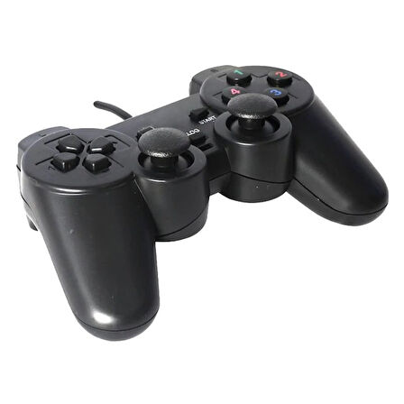 Powermaster KD-208 USB PC Bilgisayar PS3 Titreşimli Joystick Oyun Kolu Oyun Konsolu