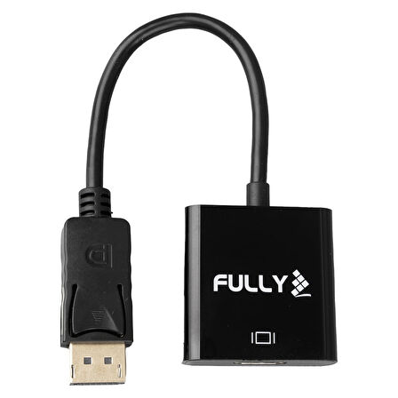 Fully Display Port To Hdmi Dişi 10 Cm Display Port Girişini Hdmı Girişine Çevirici Dönüştürücü Aparat Kablo