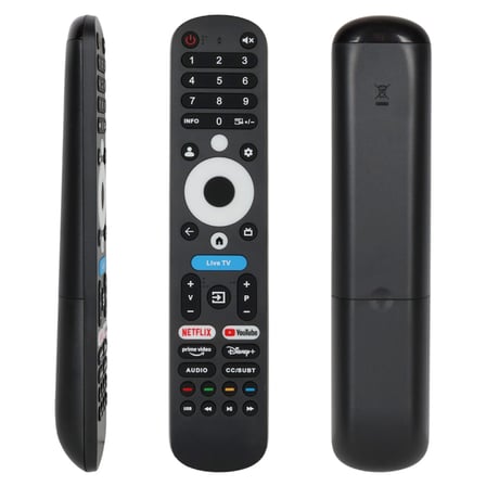 Weko Philips-Arçelik-Beko-Onvo Ses Komutsuz Live TV-Netflix-Youtube-Prime Video-Disney-Audio Akıllı TV Kumanda