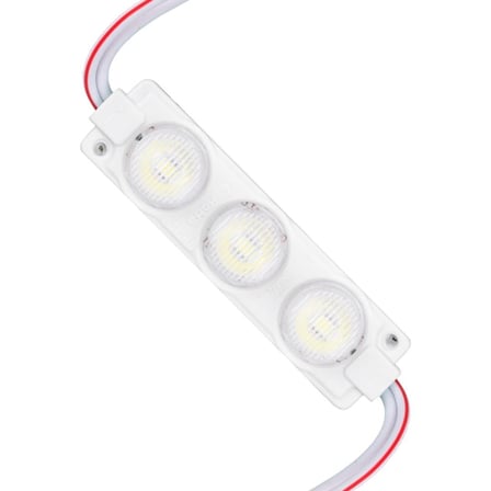 12 Volt 3 Watt Beyaz LED Modül - 74X20 Mm - 3030 Çip