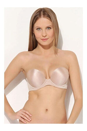 Kadın Renkli Straplez Sütyen 3'lü