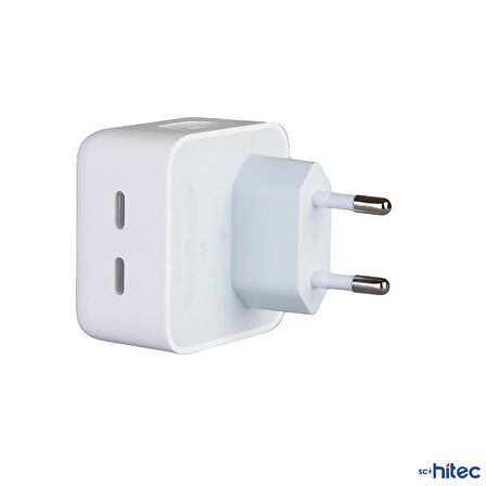 Global 35W Yeni Nesil Apple Uyumlu Çift Type-C Port Compact Çıkışlı Ev tipi Şarj Aleti Kablolu