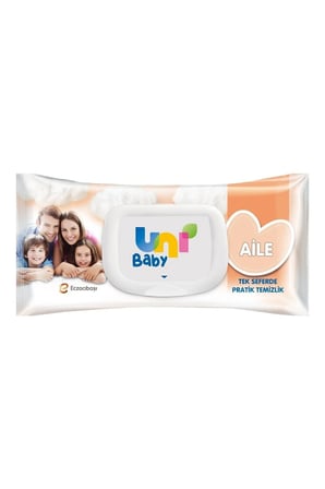 Uni Baby Aile Islak Mendil 90 Yaprak 4 Adet