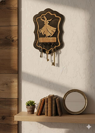 BSD Mevlana Anahtarlık Askısı