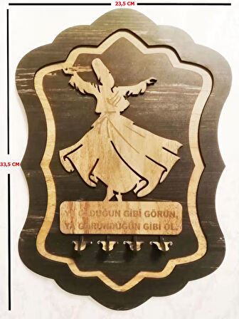 BSD Mevlana Anahtarlık Askısı