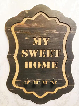 Bsd My Sweet Home Anahtarlık Askısı