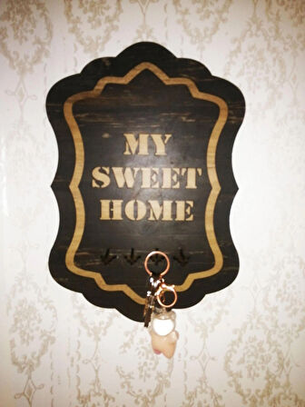 Bsd My Sweet Home Anahtarlık Askısı