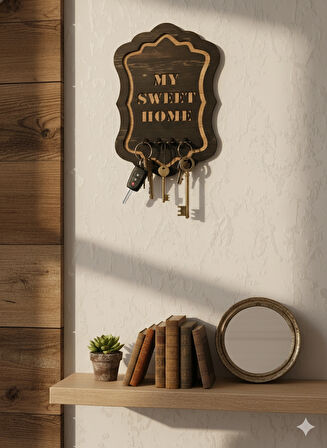 Bsd My Sweet Home Anahtarlık Askısı