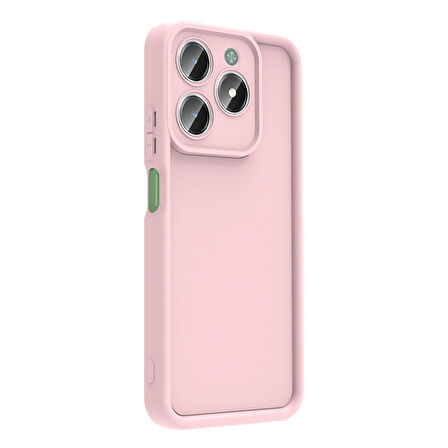 Realme C61 Kılıf Kamera Korumalı Ananas Silikon Kapak
