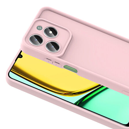 Realme C61 Kılıf Kamera Korumalı Ananas Silikon Kapak