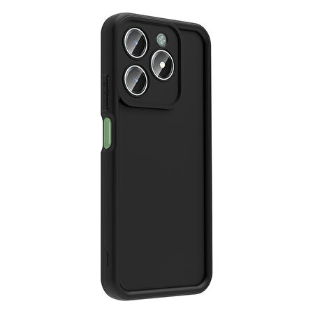 Realme C61 Kılıf Kamera Korumalı Ananas Silikon Kapak