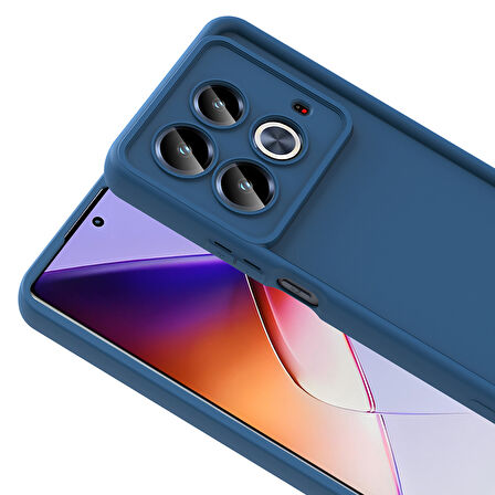 İnfinix Note 40 Pro Kılıf Kamera Korumalı Ananas Silikon Kapak