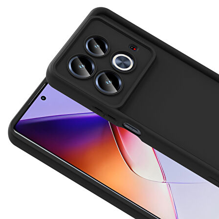 İnfinix Note 40 Pro Kılıf Kamera Korumalı Ananas Silikon Kapak