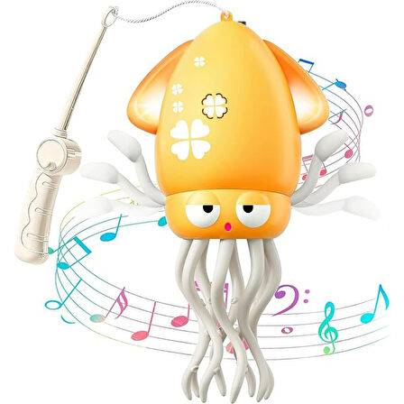 Dansçı Kali Sesli Işıklı ve Sensörlü Ahtapot