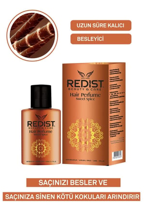 Redist Sweet Spice Saç Bakım Parfümü 50ml Tatlı Baharat | Kötü Koku Önleyici | Besler