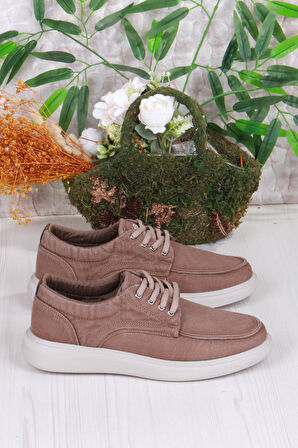 Fort Dks 023 Vizon Hafif Rahat Keten Sneaker Erkek Ayakkabı