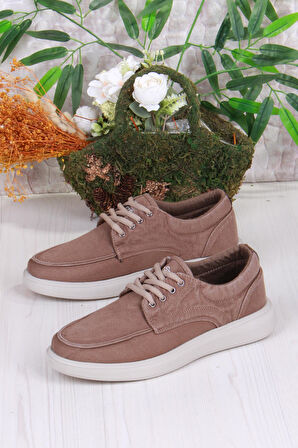 Fort Dks 023 Vizon Hafif Rahat Keten Sneaker Erkek Ayakkabı