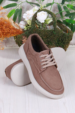 Fort Dks 023 Vizon Hafif Rahat Keten Sneaker Erkek Ayakkabı