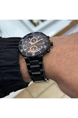 Ferrucci Fonksiyonlu&Takvimli 40mm Kadran Çelik Erkek Kol Saati