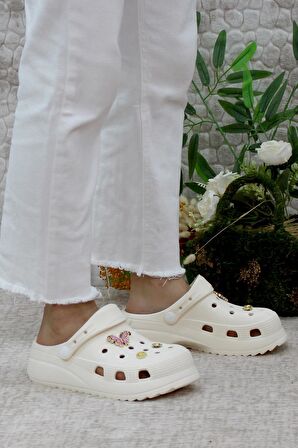 Mehmet Mete EZZ0129 Plaj Deniz Havuz Terliği Hafif Rahat Esnek Kadın Terlik