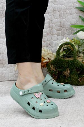 Mehmet Mete EZZ0129 Plaj Deniz Havuz Terliği Hafif Rahat Esnek Kadın Terlik