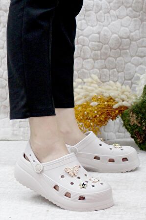 Mehmet Mete EZZ0129 Plaj Deniz Havuz Terliği Hafif Rahat Esnek Kadın Terlik