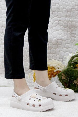 Mehmet Mete EZZ0129 Plaj Deniz Havuz Terliği Hafif Rahat Esnek Kadın Terlik