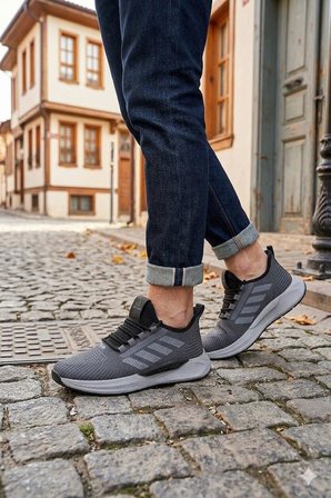 Fort 0141 Acropol Rahat Hafif Anatomik Triko Bağcıksız Sneaker Spor Ayakkabı