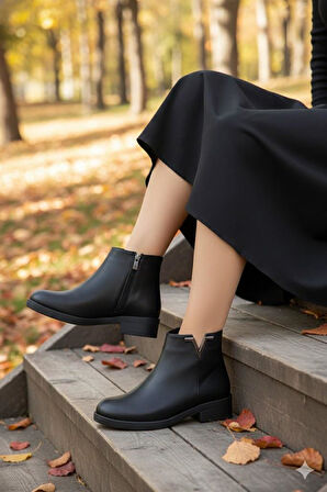 Fort 16042 Rahat Toka Detaylı Kaymaz Taban Sıcak Astar Kadın Bot