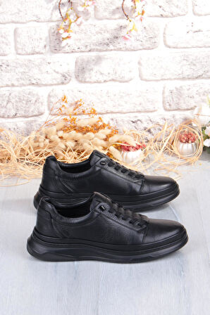 James Franco 1654 Micro Klima Sistem Hakiki Deri Kauçuk Taban Erkek Ayakkabı