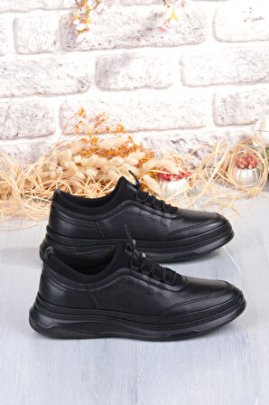 James Franco 2270 Micro Klima Sistem Hakiki Deri Kauçuk Taban Erkek Ayakkabı