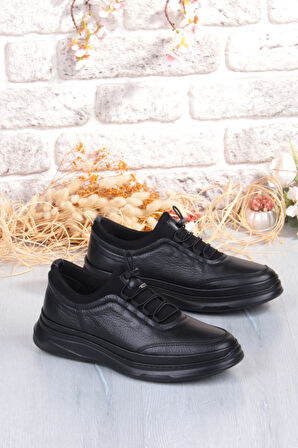 James Franco 2270 Micro Klima Sistem Hakiki Deri Kauçuk Taban Erkek Ayakkabı