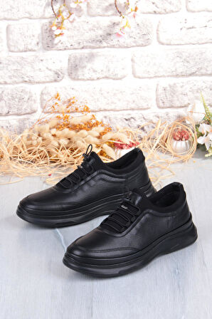 James Franco 2270 Micro Klima Sistem Hakiki Deri Kauçuk Taban Erkek Ayakkabı