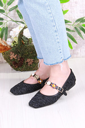 Fort 027-721 Fls Taş Toka Detaylı Rahat Kadın Babet