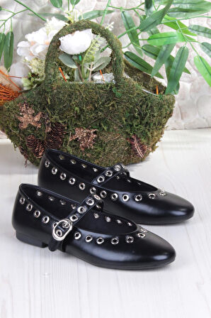 Fort 027-822 Fls Pul Detaylı Bant Toka Detaylı Kadın Babet