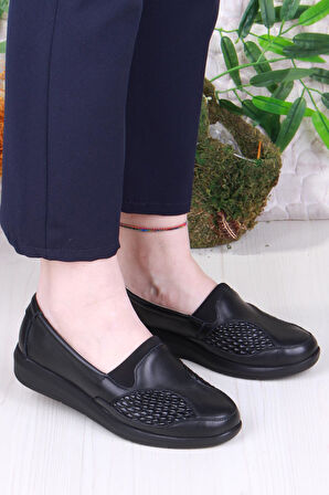 Mehmet Mete K011 Gnd Anatomik Kemik Çıkıntısına Özel Hakiki Deri Kadın Ayakkabı