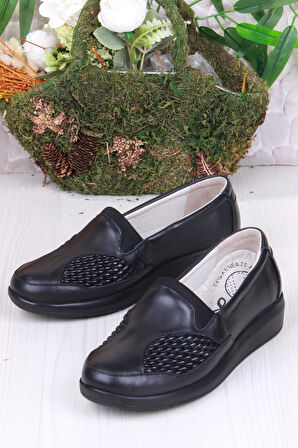 Mehmet Mete K011 Gnd Anatomik Kemik Çıkıntısına Özel Hakiki Deri Kadın Ayakkabı