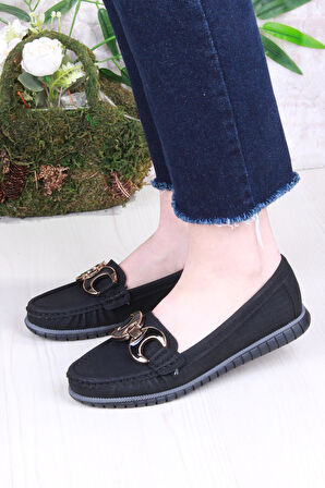 Fort 35326 New Star Rahat Yumuşak Toka Detaylı Kadın Babet