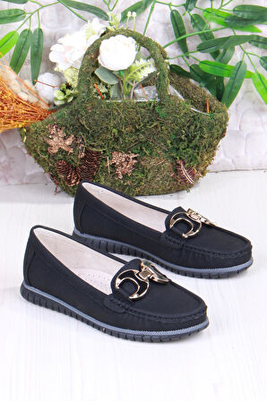 Fort 35326 New Star Rahat Yumuşak Toka Detaylı Kadın Babet