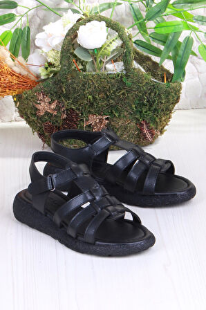 Fort 35904 Mavişim Rahat Esnek Çırt Bağlamalı Kadın Sandalet