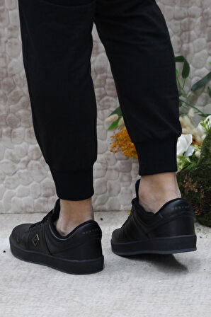 Fort 0512 Siyah Rahat Esnek Sneaker Erkek Spor Ayakkabı