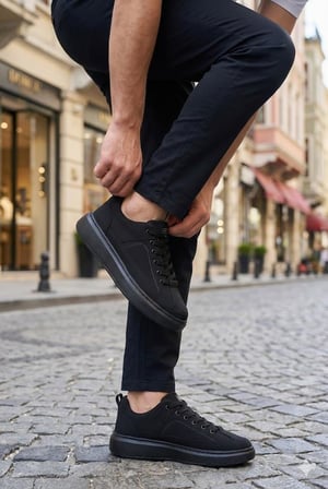 Fort 2627 Vendy Ryt Rahat Hafif Sneaker Keten Erkek Ayakkabı