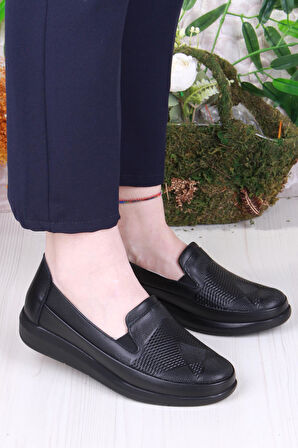 Mehmet Mete 217 Gnd Anatomik Rahat Esnek Hakiki Deri Kadın Ayakkabı