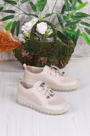 Mehmet Mete 0006-D Anatomik Rahat Yumuşak Hakiki Deri Kadın Ayakkabı